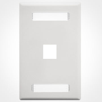 ICC Keystone Wall Plate with Dual Station IDs
