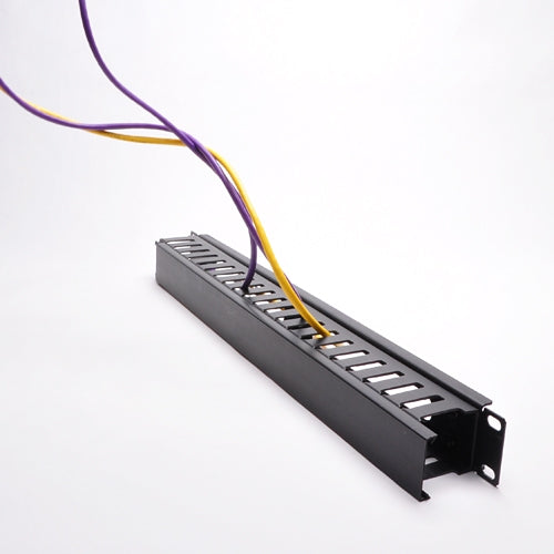 Quest 1U Horizontal Cable Manager 19 Inch 50 CCPD Closed