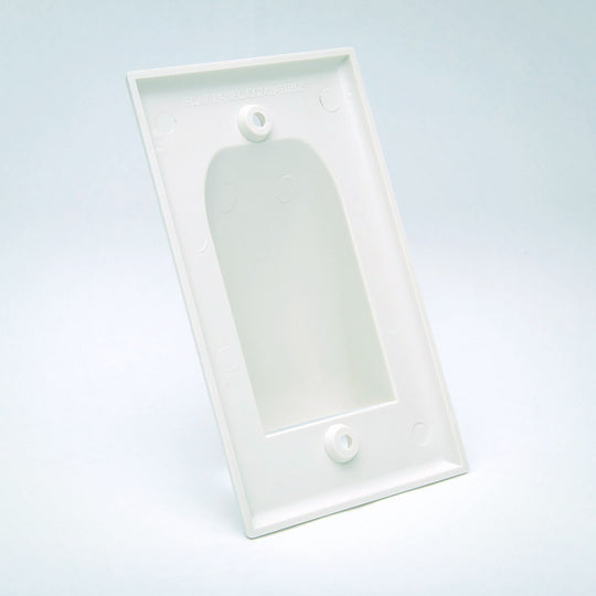 Vanco Slim Bulk Cable Wall Plate