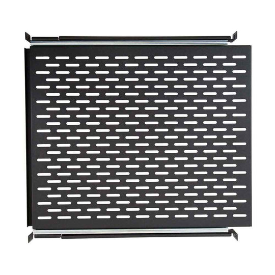 Kendall Howard 20x16.5 Inch (18 Inch Ext) 1U Vented Sliding Rack Shelf