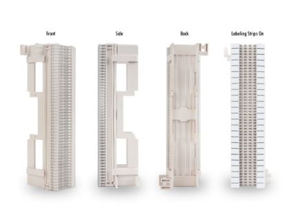 Vertical Cable 66 Punch Down Block with Bracket