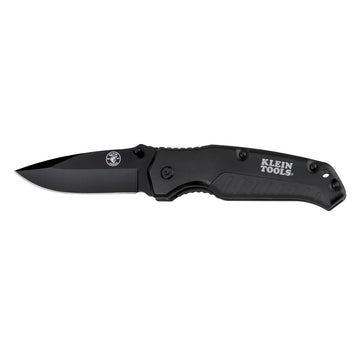 Klein Tools 44220 Pocket Knife Black Drop-Point Blade