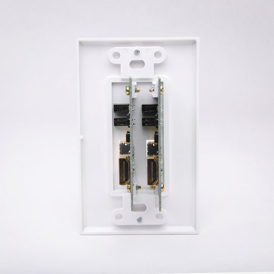 Dual HDMI Repeater Wall Plate - 150ft