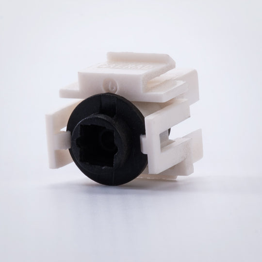 TOSLINK Keystone Jack - Recessed Female to Female Coupler