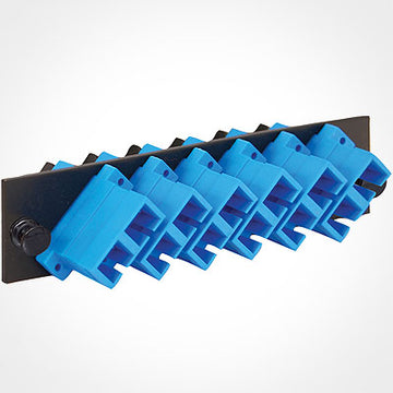 ICC SC Fiber Optic Adapter Panel - 6 Duplex Ceramic