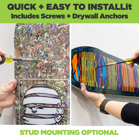 HIDEit Deck | Skateboard Deck Wall Mount