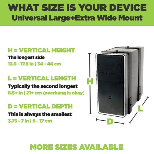 HIDEit Uni-LXW | Adjustable Large Extra-Wide PC Mount