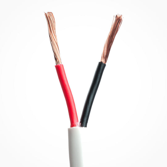 Vertical Cable 1000ft 14 Gauge In-Wall Speaker Wire - CL3 14/2, White