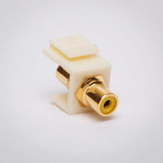 RCA Keystone Jack - Beige Insert