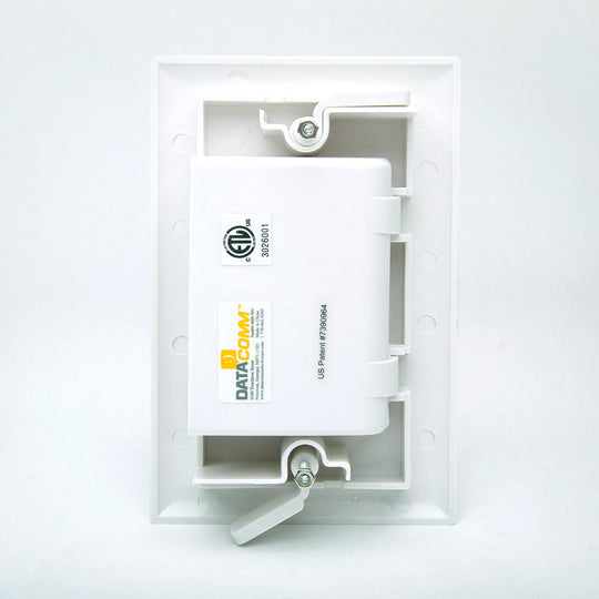 DataComm Easy Mount Slim Bulk Cable Plate