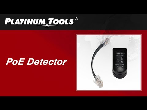 Platinum Tools TPS100C PoE Detector
