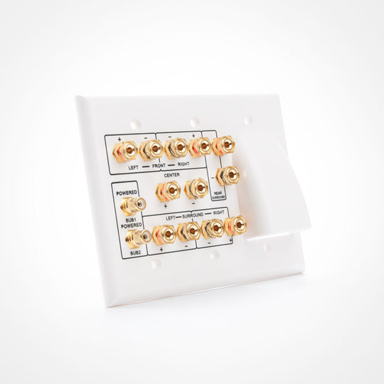 Vanco HTWP62BW 6.2 Home Theater and 1 Gang Wall Plate