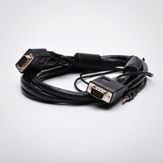 SVGA Cable with 3.5mm Audio - Double Shielded