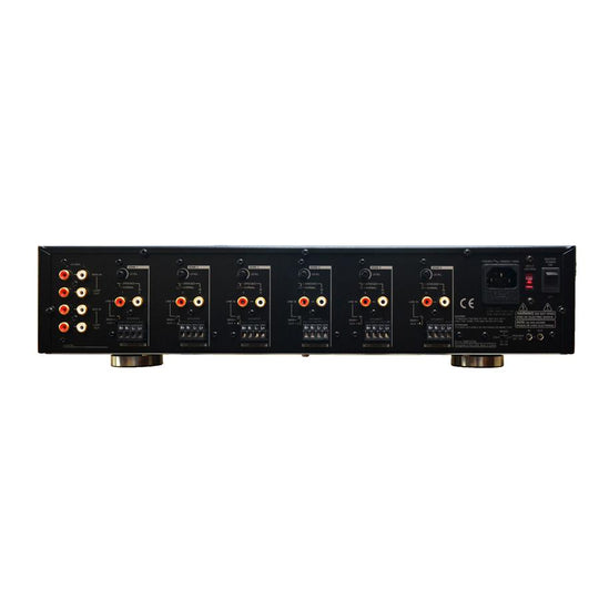 Current AudioAMP1270 6 Zone 12 Channel 70 Watts Per Channel Amplifier plus 6 pairs CS650FL 6.5" In-ceiling Signature Series Speaker Bundle