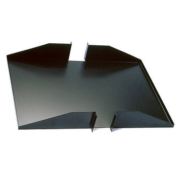 Quest 25 Inch 2 Unit (2U) Non-Vented Double-Sided Center Mount Rack Shelf