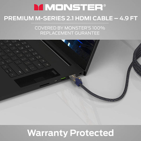 Monster M-Series 3000 Certified Premium Ultra High Speed HDMI Cable - 8K@60Hz, 48Gbps