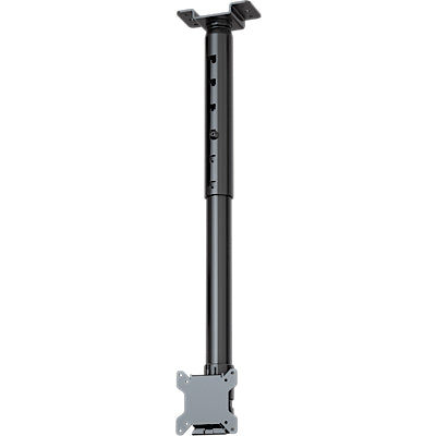 Crimson-AV Complete Ceiling TV Bracket Installation Kit for 10-32 Inch Screens, 18-24 Inch Drop