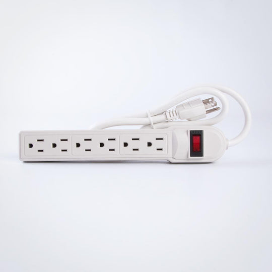 Surge Protector with 6 Outlets - 3ft