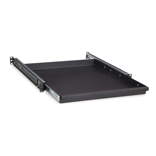 Kendall Howard 20x16.5 Inch (18 Inch Ext) 1U Non-Vented Sliding Rack Shelf