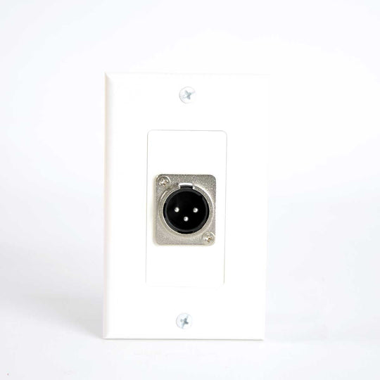 XLR Male Decora Wall Plate