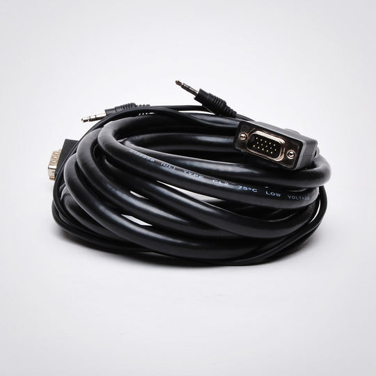SVGA Cable with 3.5mm Audio - Double Shielded