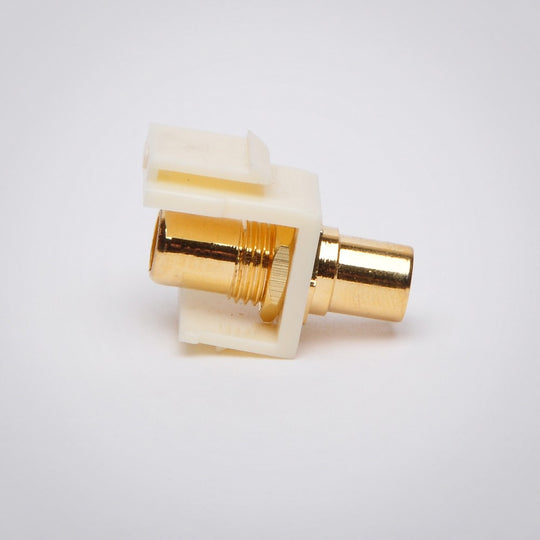 RCA Keystone Jack - Beige Insert
