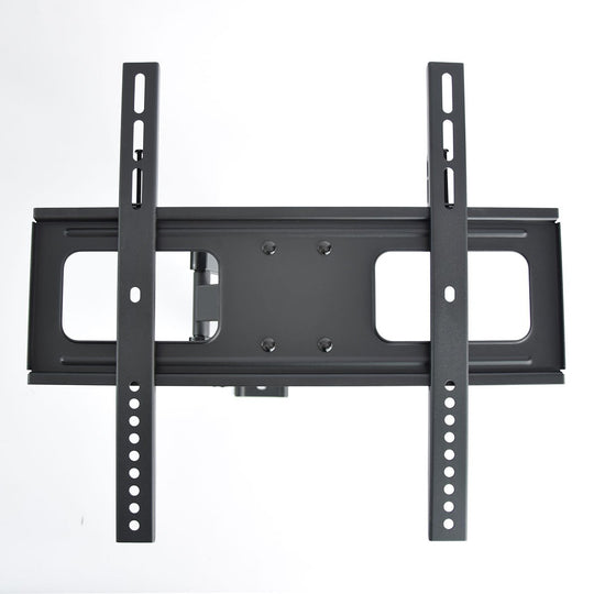 Rhino Brackets Articulating Curved and Flat Panel Single Stud TV Wall Mount w/ In-Wall Wire Hider Kit for 32-55 Inch Screens