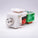 Composite RCA (White) Balun over CAT5 Keystone Jack