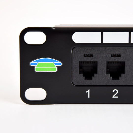 ICC ICMPP024U6 Telephone Patch Panel, 24 Port RJ-11 1U USOC Voice