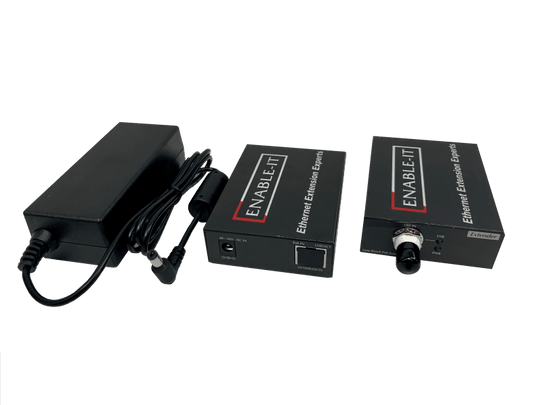 Enable-IT 1-Port Coax Ethernet Extender Kit - 100Mbps