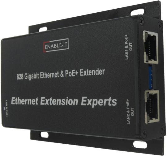 Enable-IT 2-Port Standalone Gigabit PoE 828 Unit - requires your PoE
