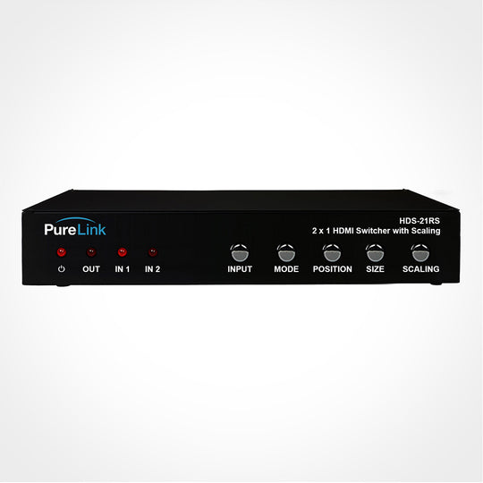 PureLink 2x1 HDMI Switcher with Scaling