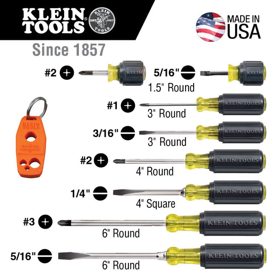 Klein Tools 1/4-Inch Keystone Cushion-Grip Screwdriver