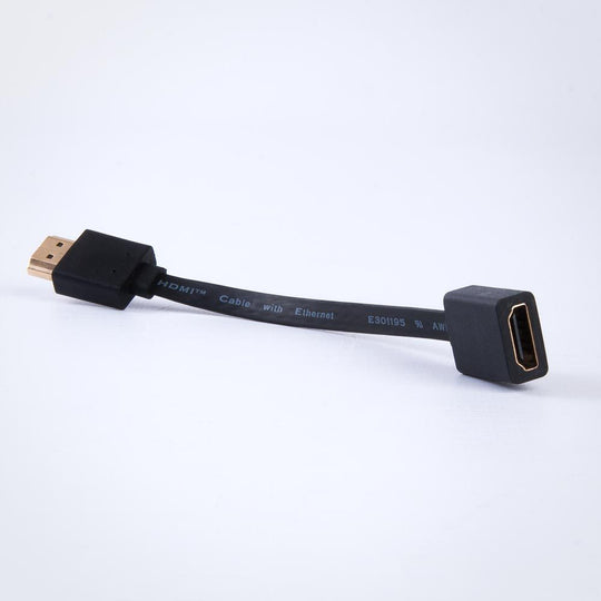 Vanco Super Flex Male to Female Flat HDMI Cable - High Speed with Ethernet