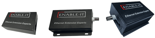 Enable-IT 4-Port Coax Gigabit PoE Extender Kit