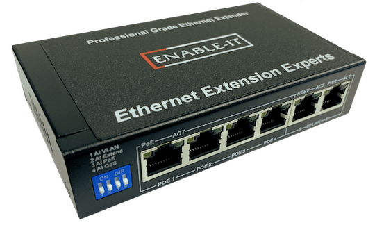 Enable-IT Gigabit 30W per port PoE 5 Port Switch