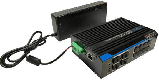Enable-IT Gigabit 30W per port PoE SFP Fiber 8 Port Switch