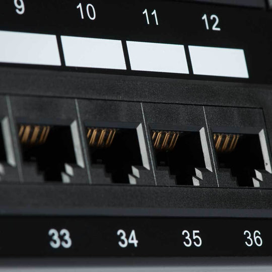Vertical Cable Cat6 Patch Panel - 110 Type, UL