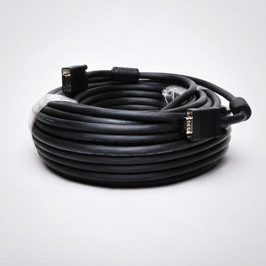 SVGA Male to Female Cable - Double Shielded with Dual Ferrites