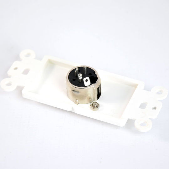 XLR Male Decora Wall Plate