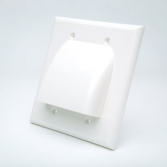 Vanco Slim Bulk Cable Wall Plate
