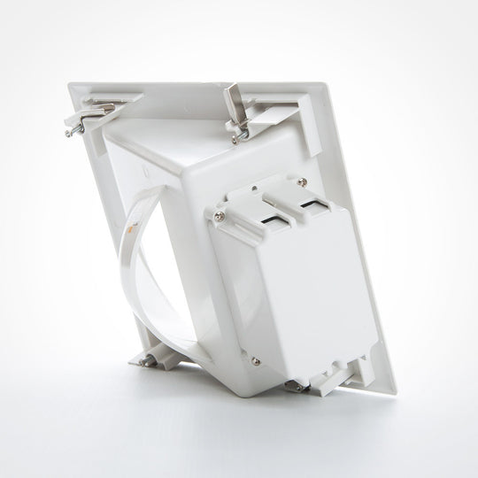 DataComm Recessed Low Voltage Media Plate w/ Duplex Surge Suppressor