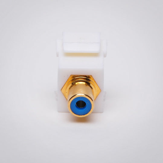 RCA Keystone Jack - Beige Insert