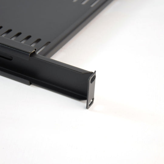 Quest ES0519-0126 26-32 Inch 1U Adjustable Fixed Heavy-Duty Rack Shelf