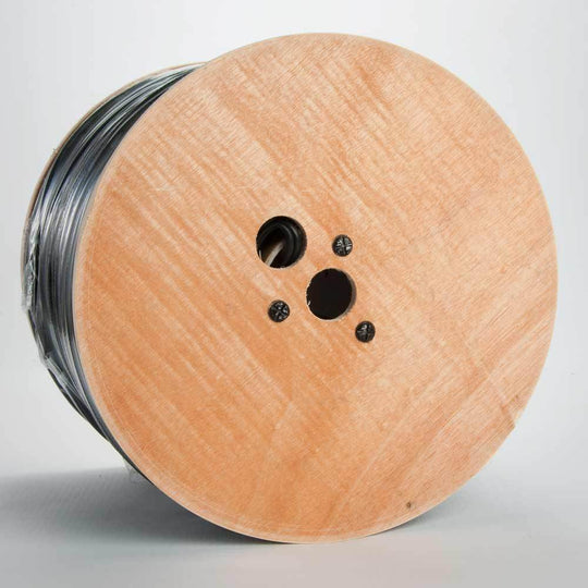 Vertical Cable 1000ft RG-59 Siamese Cable with 18/2 Power, Black