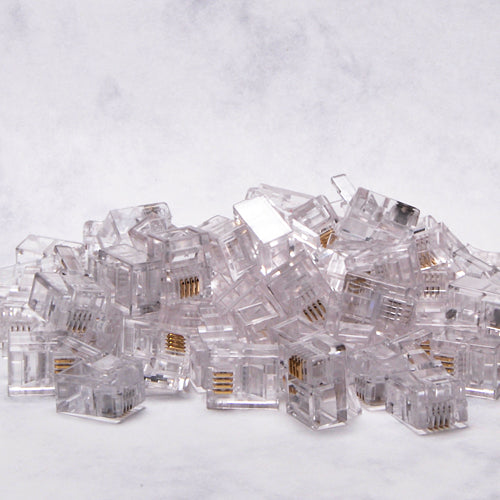 RJ11 Plug for Stranded Flat Wire