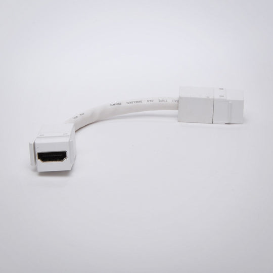 Vanco 820490 HDMI 4K@60Hz Keystone Jack with Pigtail Female to Female Coupler