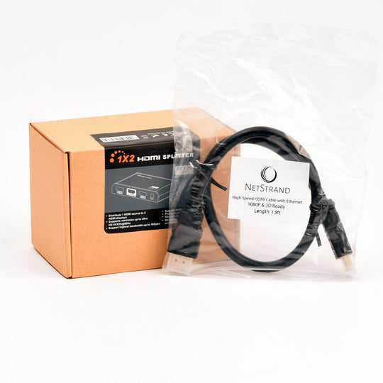 4K HDMI Splitter with 3D, UHD-HDR Support, 60Hz - 1x2, 1x4, 1x8