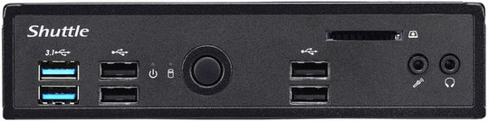 Shuttle XPC Slim DS10U Intel Whiskey Lake Celeron 4205U, Dual Gigabit LAN, Fanless