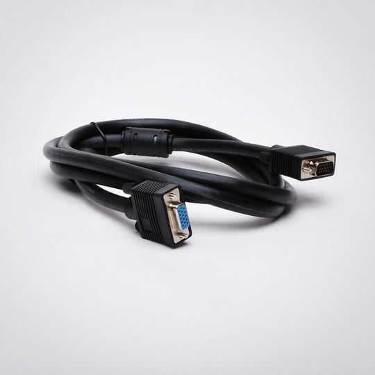 SVGA Male to Female Cable - Double Shielded with Dual Ferrites